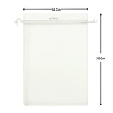 White Organza Potli Bags