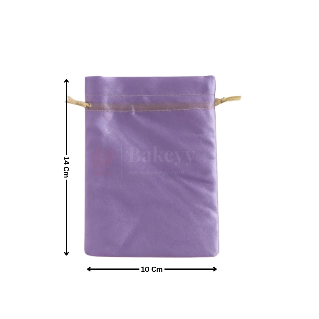 Lavender Satin Potli Bags| Pack of 25