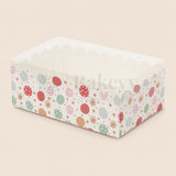 Cute Lollipop Print 2 Brownie Box With Lid | Pack of 50