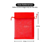 Red Organza Potli Bag