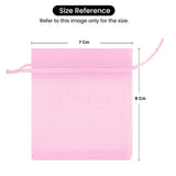 Light Pink Colour Organza Potli Bag