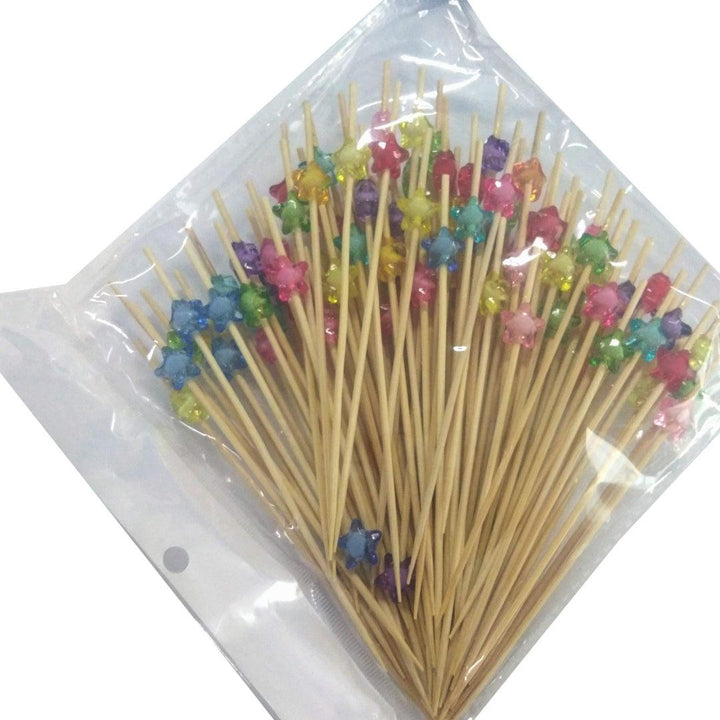 Fancy Toothpicks | Chocolate Toothpicks | Cocktail Toothpick | Pack Of 100 - Bakeyy.com