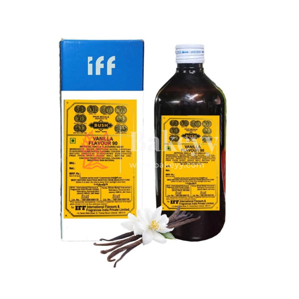 IFF | Bush | Vanilla Flavor 90 Essence | 500ml | Water Based