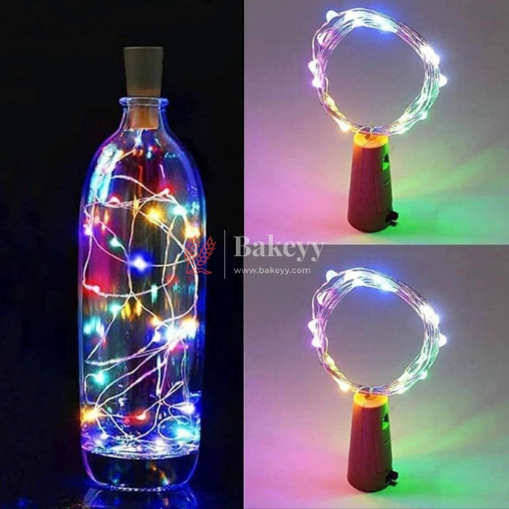 Button Battery Silver Copper Wire Starry Twinkling String Night Light Suitable For Decorative Home/Living Room/Christmas - Bakeyy.com