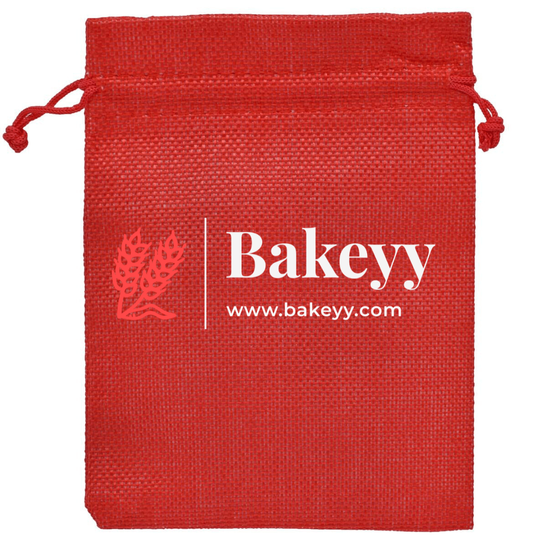 Red Jute Potli Bag | Gift Return Gifts Bags | Drawstring Bags | (Pack of 10) - Bakeyy.com - India - Red Jute Potli Bag | Gift Return Gifts Bags | Drawstring Bags | (Pack of 10) - 15X19 CM