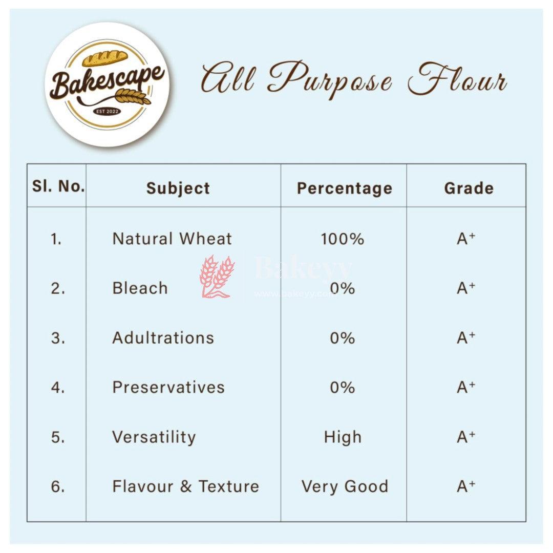 Bakescape All-Purpose Flour 1kg | Your Essential Partner for Perfect Baking Creations | Versatile Culinary Delights for Bakers & Homemakers - Bakeyy.com - India - Bakescape All-Purpose Flour 1kg | Your Essential Partner for Perfect Baking Creations | Versatile Culinary Delights for Bakers & Homemakers - Default Title