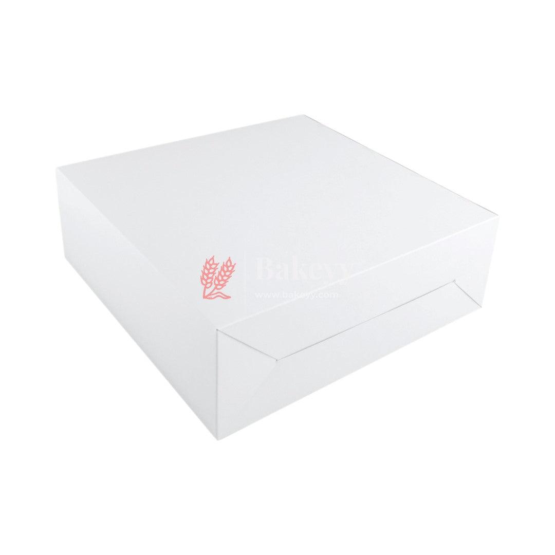 4x4x3 inch Plain White Cake Box | Birthday Cake boxes - Bakeyy.com - India - 4x4x3 inch Plain White Cake Box | Birthday Cake boxes - Pack of 50 / 4x4x3 in