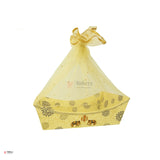 Decorative Gift Basket | Net Basket| Mixed Designs with Golden Net| 1 Piece
