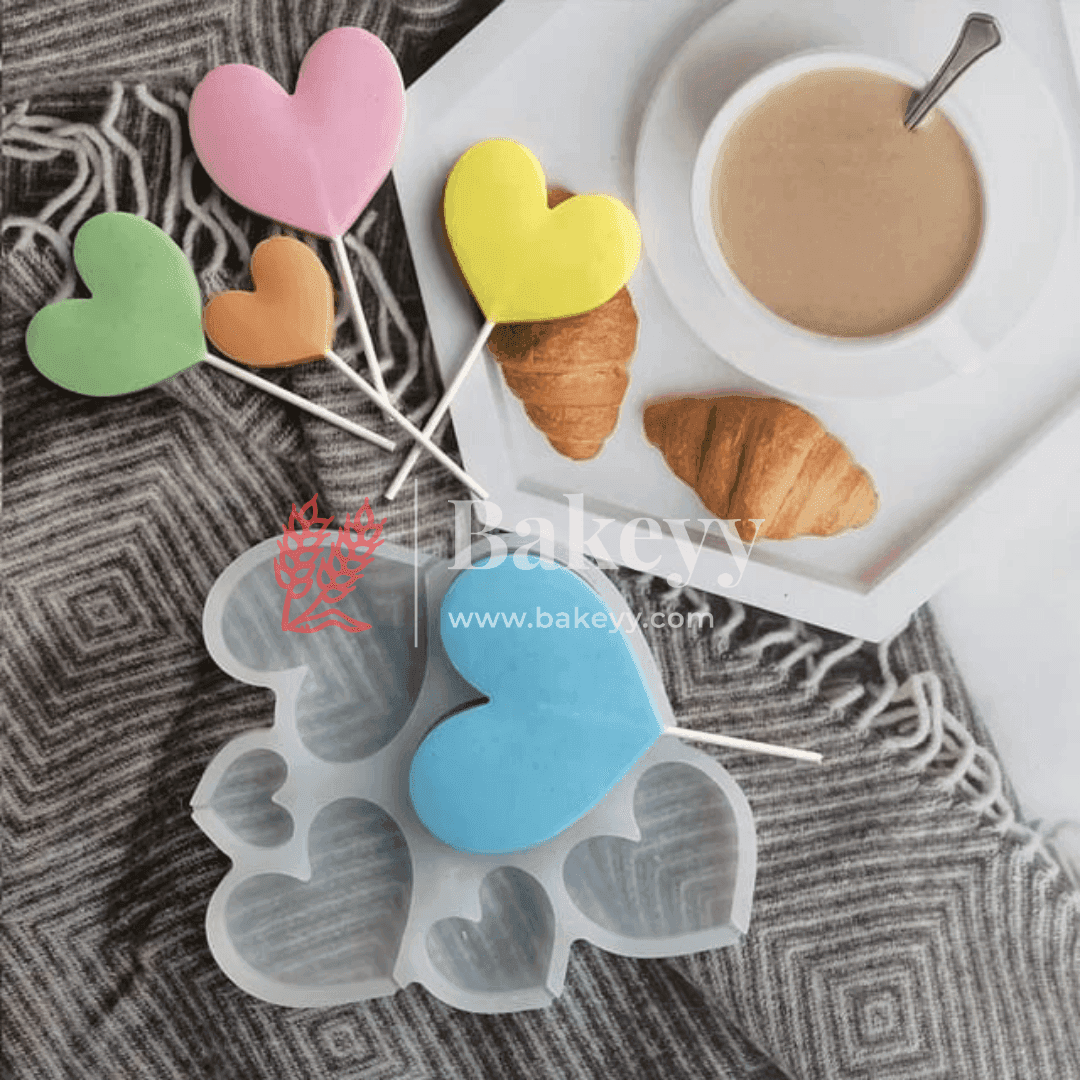 Heart Shape Silicone Chocolate Mould - Bakeyy.com - India - Heart Shape Silicone Chocolate Mould - Default Title