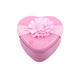 Large | 10.5x10.5x4.5 cm| Pink Heart Empty Decorative Tin Box | Gift Box | Chocolate Box | Sweet Box | Jewellery Box | Luxury Box | Pack Of 6