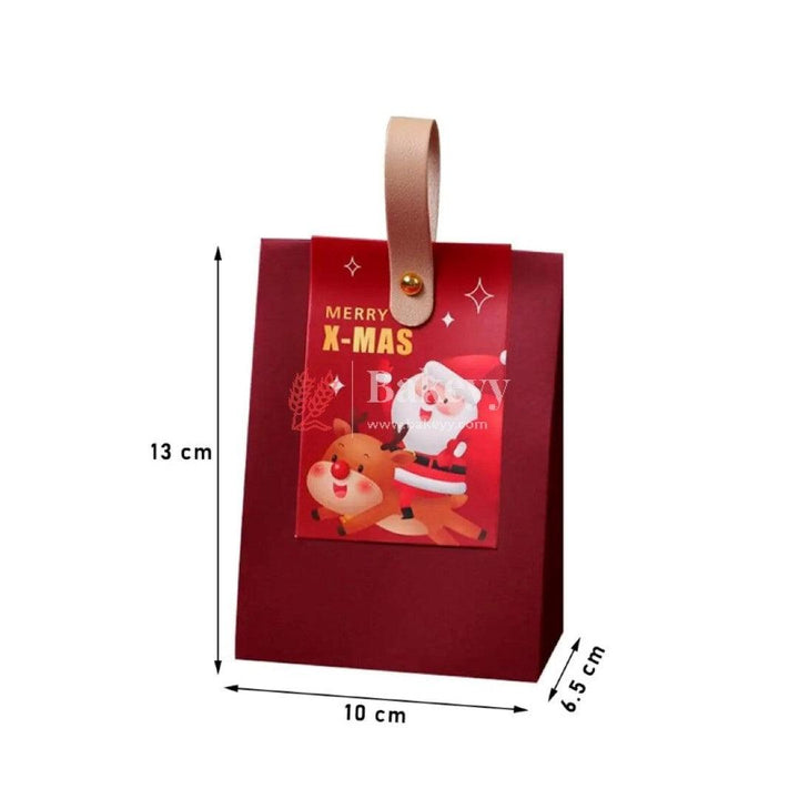 Christmas Gift Boxes Santa Claus Candy Dragee Box Merry Christmas Packaging New Year | Pack of 10 - Bakeyy.com - India - Christmas Gift Boxes Santa Claus Candy Dragee Box Merry Christmas Packaging New Year | Pack of 10 - Default Title