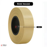 1 inch |18 Mtr  Gold Satin Ribbon Roll – High-Quality Decorative Ribbon for Gift Wrapping & Crafts| 1 Roll