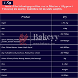 1 Kg | Zip Lock Pouch | Clear Stand-up Pouch | 20x30 CM | Standing Pouch | 110 GSM | - Bakeyy.com - India - 1 Kg | Zip Lock Pouch | Clear Stand-up Pouch | 20x30 CM | Standing Pouch | 110 GSM | - Pack Of 50 / 17x26.5 cm / 1 Kg