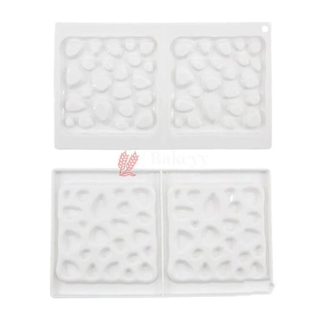 2-cavity-silicon-3d-square-bubble-shape-entremet-cake-mould-mousse-mould-bakeyy-com-2 - Bakeyy.com