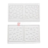 2 Cavity Silicon 3D Square Bubble shape Entremet Cake Mould Mousse Mould - Bakeyy.com - India - 2 Cavity Silicon 3D Square Bubble shape Entremet Cake Mould Mousse Mould - Default Title