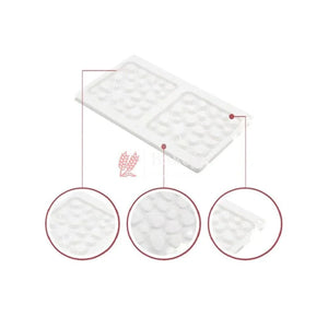 2-cavity-silicon-3d-square-bubble-shape-entremet-cake-mould-mousse-mould-bakeyy-com-3 - Bakeyy.com