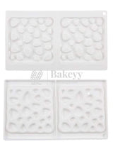 2 Cavity Square Stone Garnishing Shape Cake Moulds - Bakeyy.com - India - 2 Cavity Square Stone Garnishing Shape Cake Moulds - Default Title