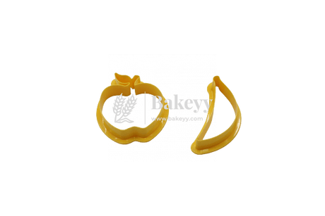 2 Pieces Apple &amp; Banana Cookie Cutter - Bakeyy.com - India - 2 Pieces Apple &amp; Banana Cookie Cutter - Default Title