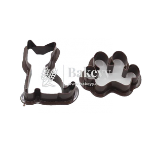 2-pieces-paw-andamp-cat-cookie-cutter-bakeyy-com-2 - Bakeyy.com