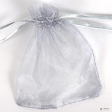 7x9Cm |Grey Organza Potli Bags | Pack of 99