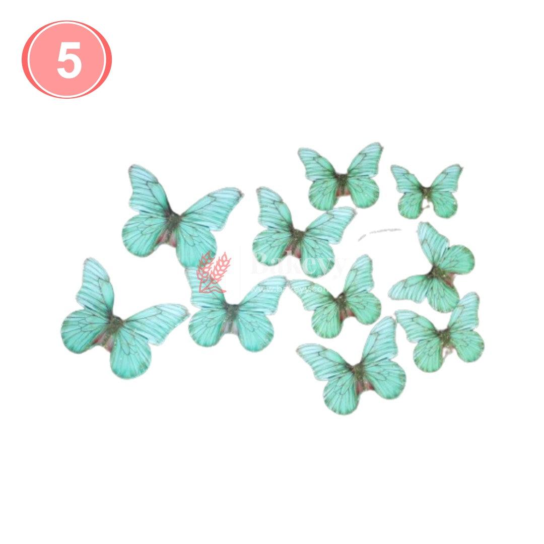 11 pcs butterfly Birthday Cake Topper| decoration Toppers| Bday Decorations Items - Bakeyy.com - India - 11 pcs butterfly Birthday Cake Topper| decoration Toppers| Bday Decorations Items - Design- 5