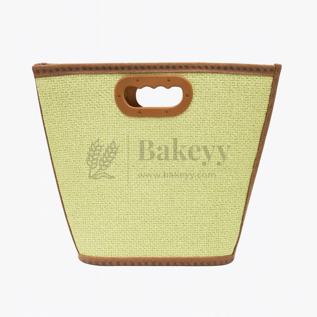 30x30 cm | Foldable Cane Baskets with Handle | 1 Piece
