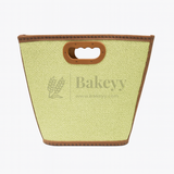 30x30 cm | Foldable Cane Baskets with Handle | 1 Piece
