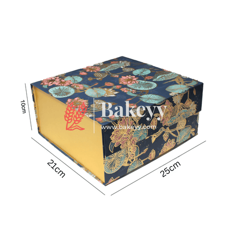 10x8x4 | Collapsible Hamper Boxes | Rigid Box | Cardboard Box | Gift Box | - Bakeyy.com - India - 10x8x4 | Collapsible Hamper Boxes | Rigid Box | Cardboard Box | Gift Box | - Design 1