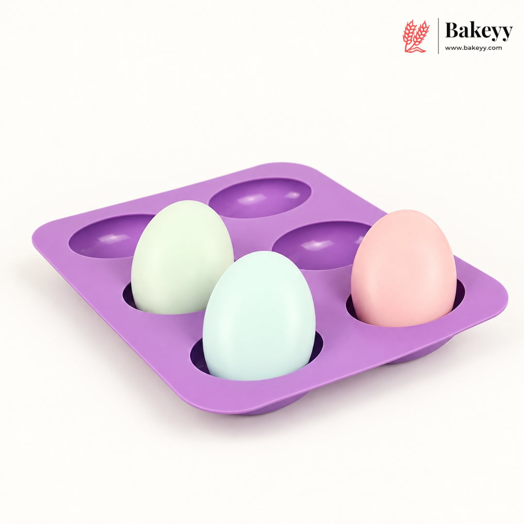6 Cavity Oval Shape Silicone Moulds