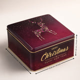 Christmas Hamper Square Tin Box | Hamper Box | Gift Box