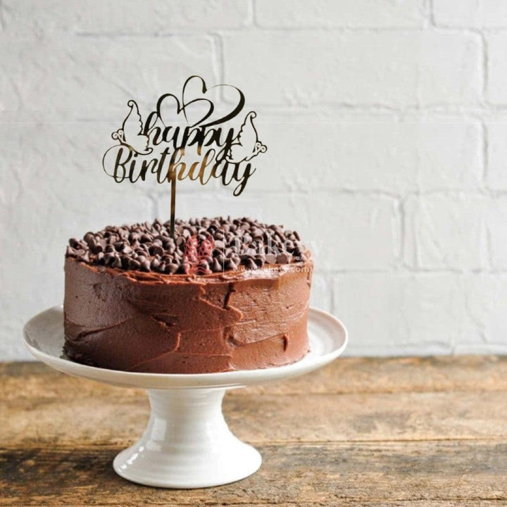 5" inch Happy Birthday Cake Topper - Bakeyy.com