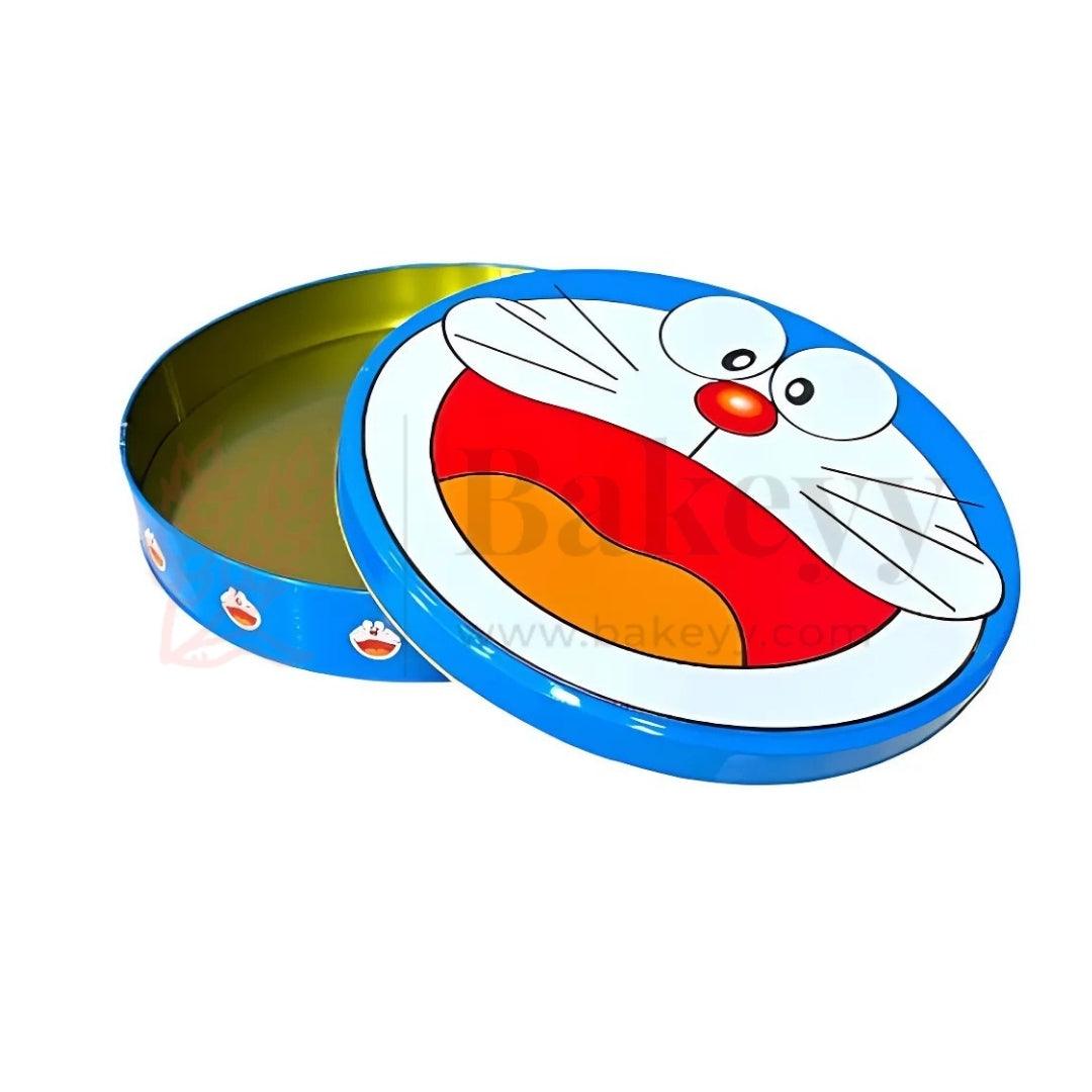 Doraemon Tin Box| Perfect for Gifting Candies, Cookies| 1 Piece - Bakeyy.com - India - Doraemon Tin Box| Perfect for Gifting Candies, Cookies| 1 Piece - Default Title