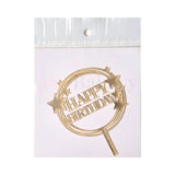 3" inch Happy Birthday Cake Topper - D23