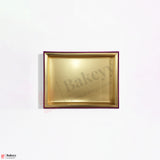 250 GM Sweet Box | 6x5.5x1.5 Inch | Elegant Lotus Design Sweet Gift Box with Golden Tray 1 Piece
