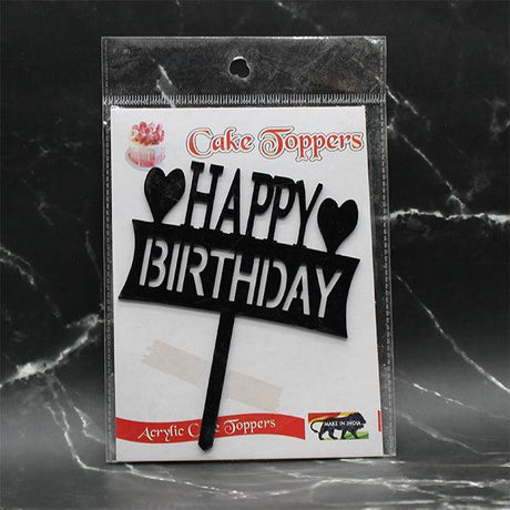 Cake Topper | Happy Birthday - Bakeyy.com - India - Cake Topper | Happy Birthday - Default Title