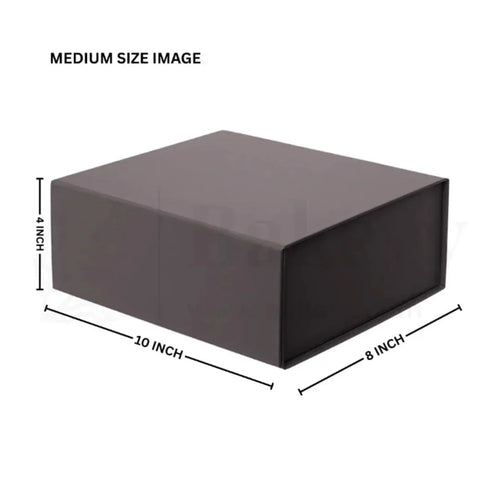 Premium Red Color Collapsible Magnetic Lid Gift Box | Pack of 1 - Bakeyy.com - India - Premium Red Color Collapsible Magnetic Lid Gift Box | Pack of 1 - 8x10x4 Inch