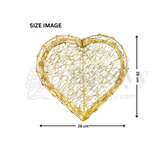 Heart Metal Basket Without Handle | 1 Piece