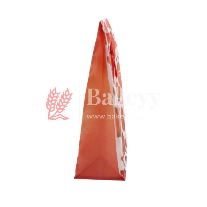 26x19.5 cm Printed Lamanation PVC Bag | Pack of 10 - Bakeyy.com