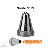 Small Nozzle No.27 – Stainless Steel Piping Tip for Cake Decoration