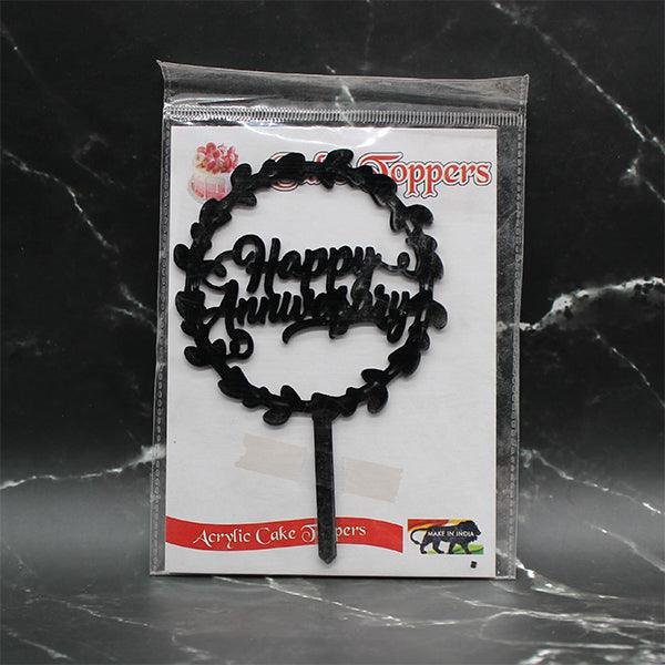 Cake Topper | Happy Anniversary - Bakeyy.com