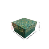 Premium Designer Gift Box | Green Gift Box | Small Gift Box| Pack of 4