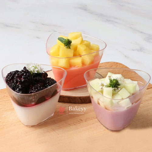 Clear Acrylic Dessert Cup | Pack Of 35 | D5 - Bakeyy.com - India - Clear Acrylic Dessert Cup | Pack Of 35 | D5 - Default Title