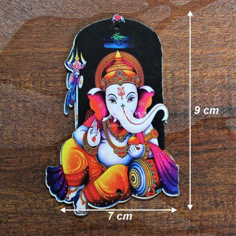 Lord Ganesh MDF Wooden Cutout | Wall Hangings | DIY Rangoli Kit | Decorations for Diwali, Dusshera Wedding Rangoli, Pooja, Decorations, Festival Gift | Pack of 2 - Bakeyy.com - India - Lord Ganesh MDF Wooden Cutout | Wall Hangings | DIY Rangoli Kit | Decorations for Diwali, Dusshera Wedding Rangoli, Pooja, Decorations, Festival Gift | Pack of 2 - 4" Inch