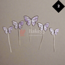 10 pcs shiny butterfly Birthday Cake Topper| decoration Toppers| Bday Decorations Items | - Bakeyy.com - India - 10 pcs shiny butterfly Birthday Cake Topper| decoration Toppers| Bday Decorations Items | - Color 2