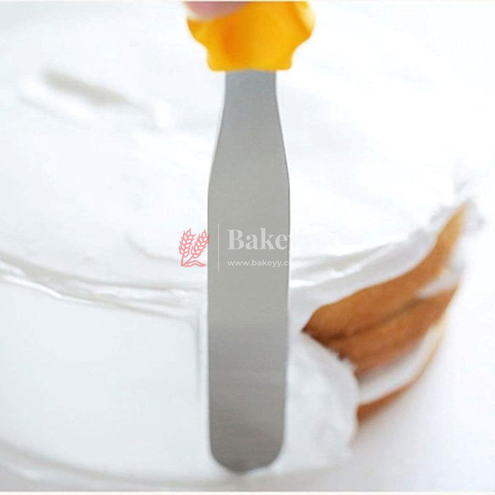 3-in-1 Multi-Function Spatula | Stainless Steel Cake Icing Spatula Knife Set | 3-Pieces | Multicolor - Bakeyy.com