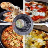 Premium Non-Stick Pizza Baking Tray || Round Carbon Steel Pizza Pan for Perfect Crusts || - Bakeyy.com - India - Premium Non-Stick Pizza Baking Tray || Round Carbon Steel Pizza Pan for Perfect Crusts || - Medium