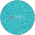 Aqua Blue Color Vermicelli Sprinklers - Bakeyy.com - India - Aqua Blue Color Vermicelli Sprinklers - 100 gm / Aqua Blue