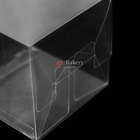 PVC Transparent Foldable Cube Gift Boxes || Pack of 10 || Premium Transparent Packaging for Gifts, Treats, and Keepsakes|| - Bakeyy.com - India - PVC Transparent Foldable Cube Gift Boxes || Pack of 10 || Premium Transparent Packaging for Gifts, Treats, and Keepsakes|| - Small