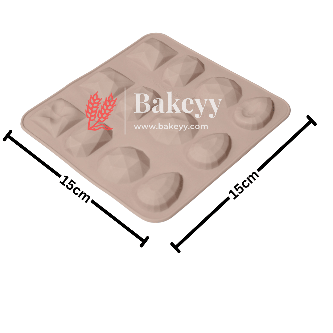 Silicone Mold for Chocolates, Non Stick, Dishwasher Safe, 4 shapes - Bakeyy.com - India - Silicone Mold for Chocolates, Non Stick, Dishwasher Safe, 4 shapes - Default Title