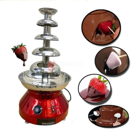 Electric Chocolate Fountain Machine | Adjustable Settings | Keep Warm Function | Perfect for Chocolate Melting | 5 Layer - Bakeyy.com - India - Electric Chocolate Fountain Machine | Adjustable Settings | Keep Warm Function | Perfect for Chocolate Melting | 5 Layer - Default Title